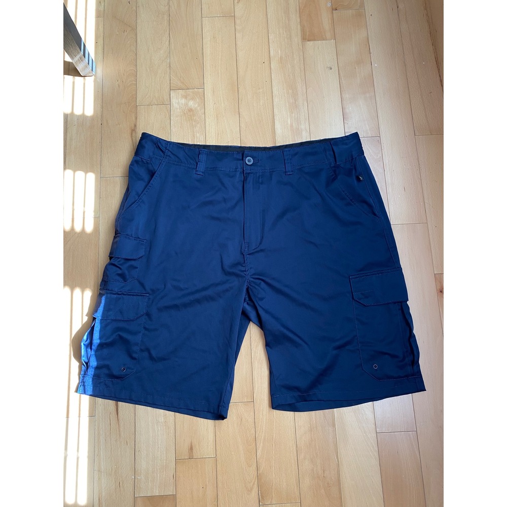 Denali Cargo Shorts Mens 40 Navy Blue Outdoor Hiking Utility Performance Pockets